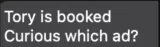 Booked and sold