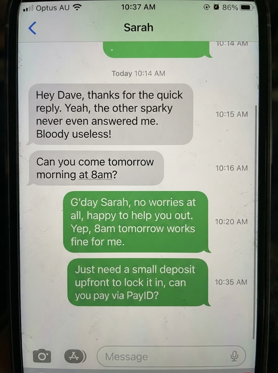 Homeowner Waits Instead Of Ringing The Next Bloke