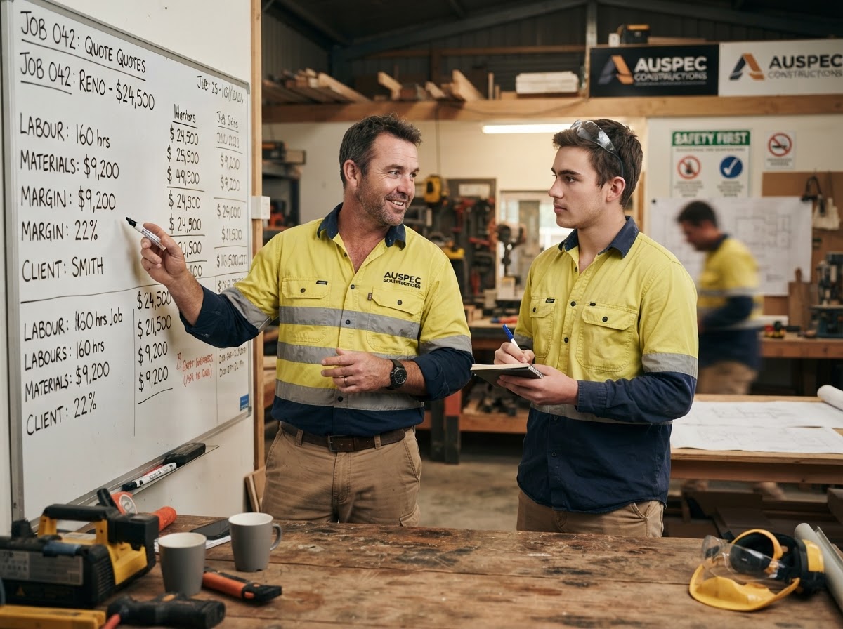 Trades business founder training apprentices and breaking down the playbook