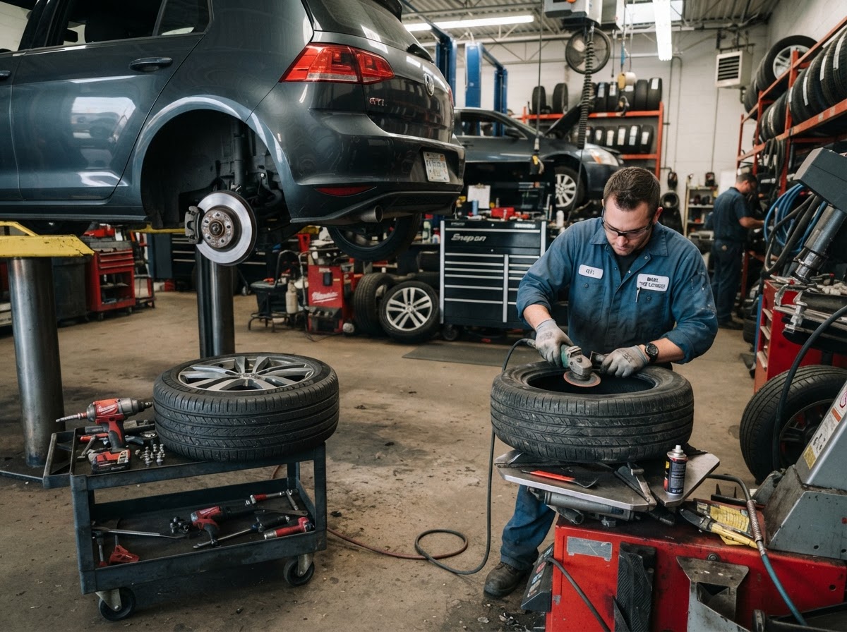 Tire Rotations & Flat Repairs