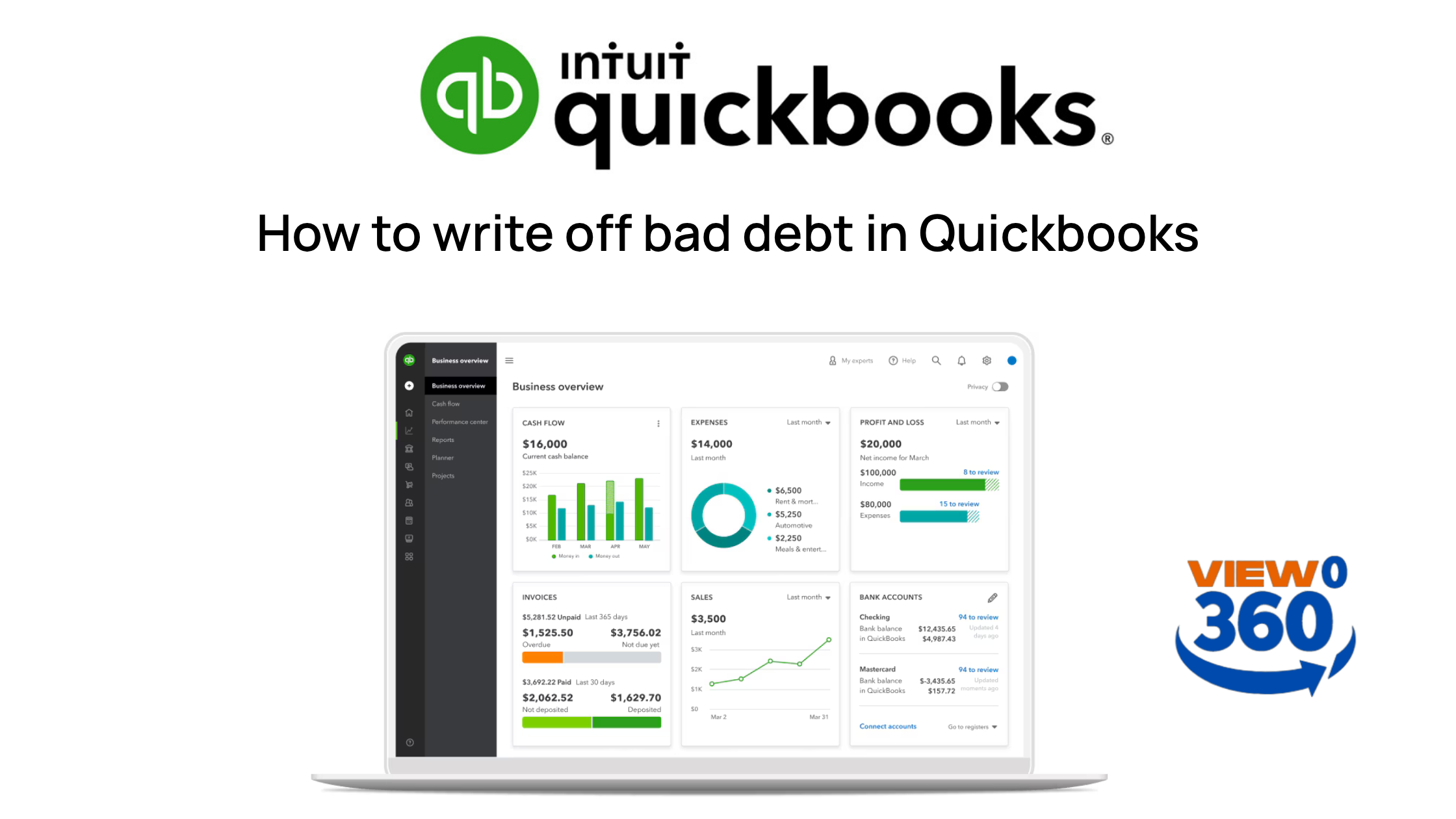 How to correctly write off bad debt in Quickbooks