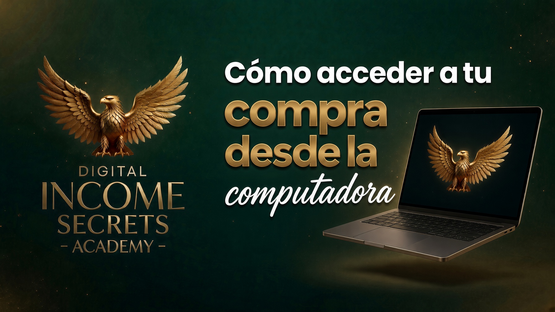 Cómo Acceder a Tu Nueva Compra Desde una Computadora