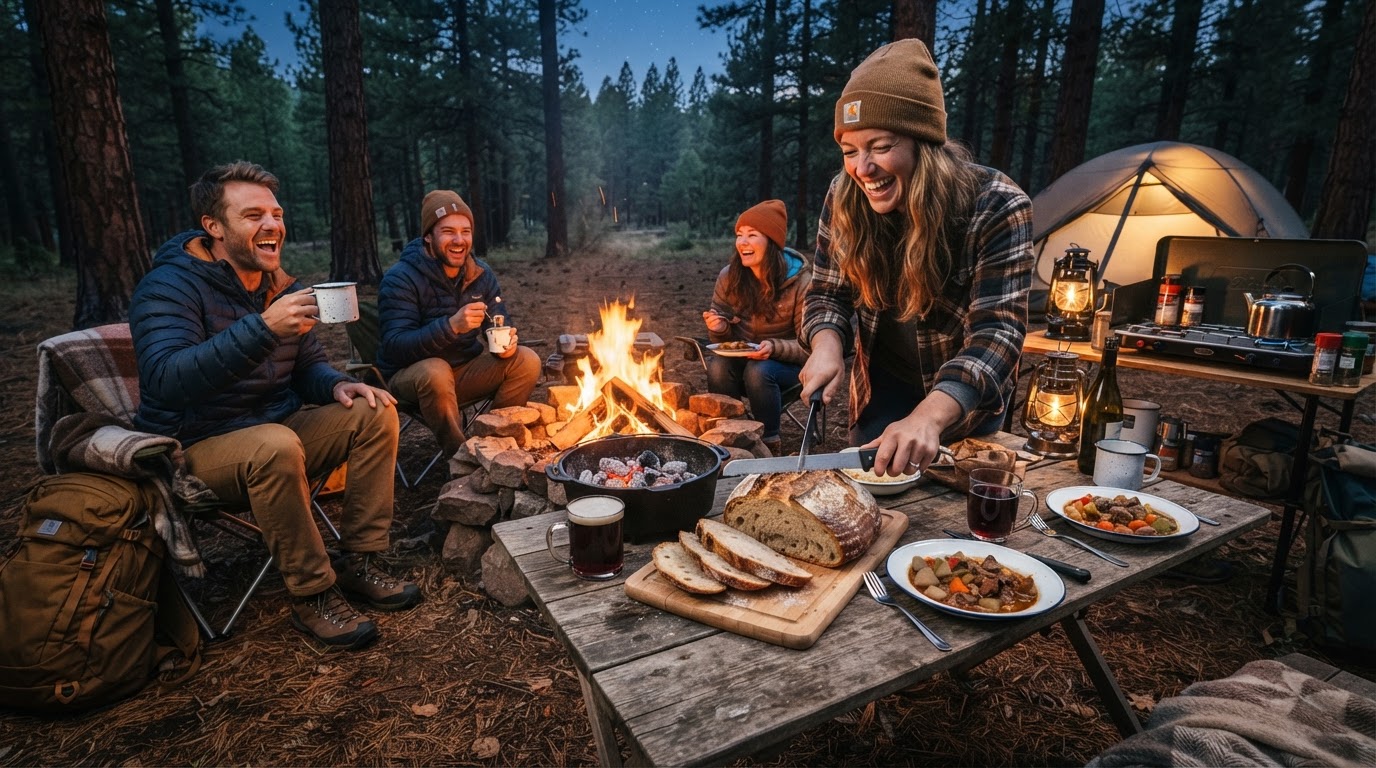 Campstove 3-Ingredient Quick Skillet Naan & Flatbread