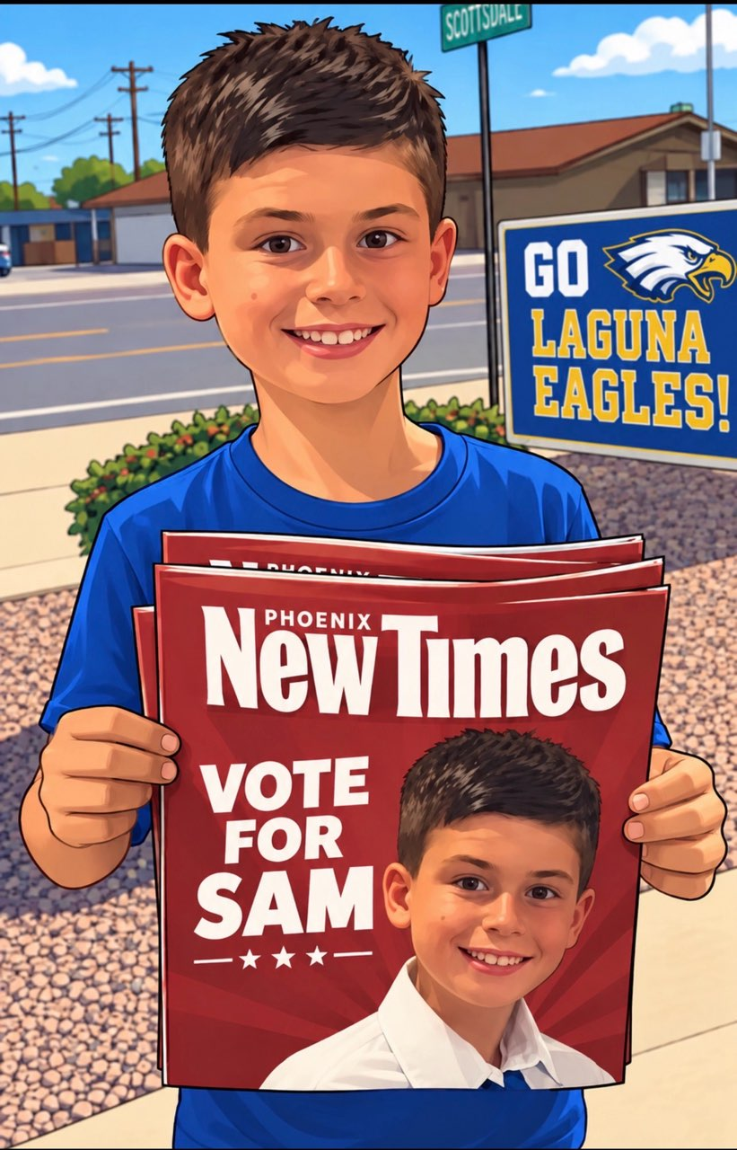 Phoenix New Times feature: Vote for Sam Brill