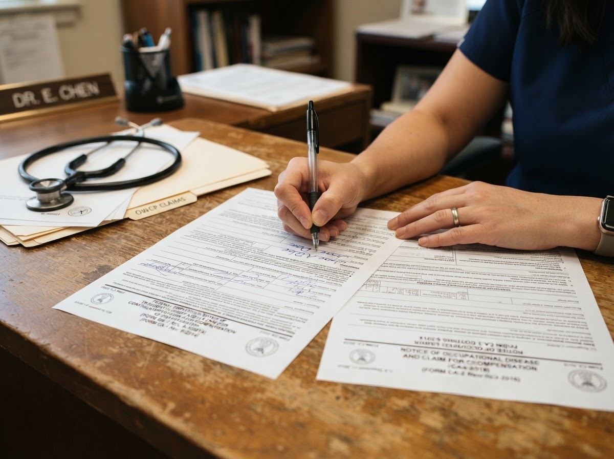 OWCP CA-1 and CA-2 federal claim forms