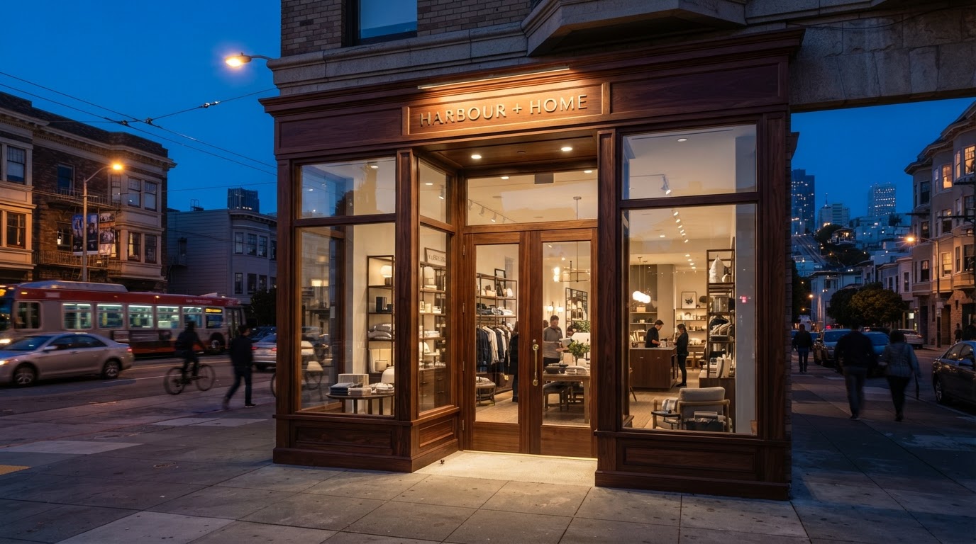 Custom Wooden Commercial Storefront Build