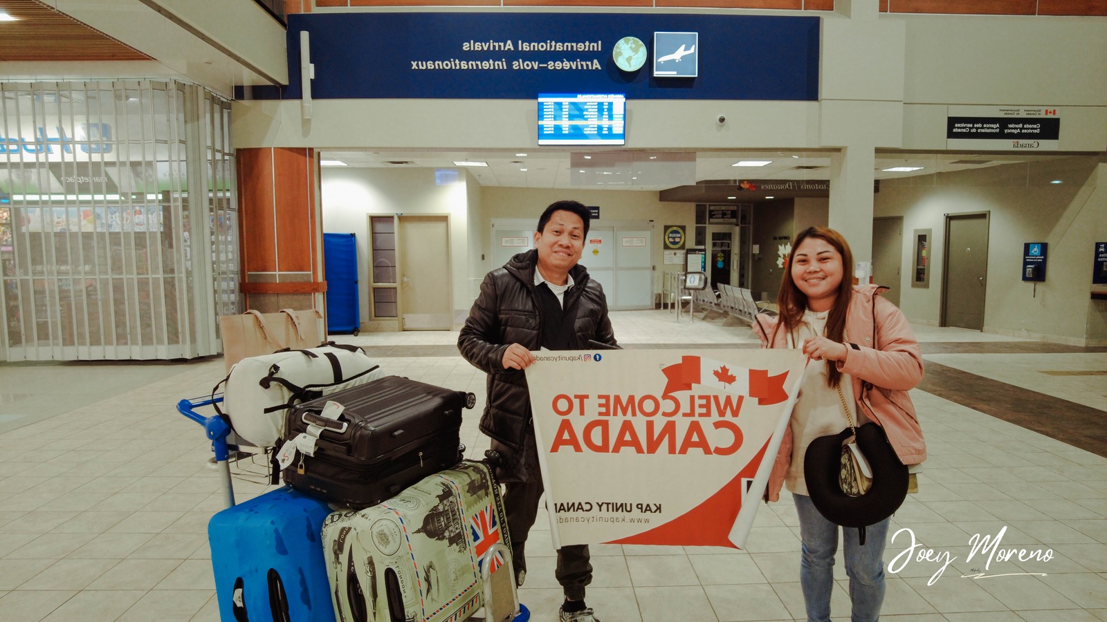 Arrival Hall Welcome