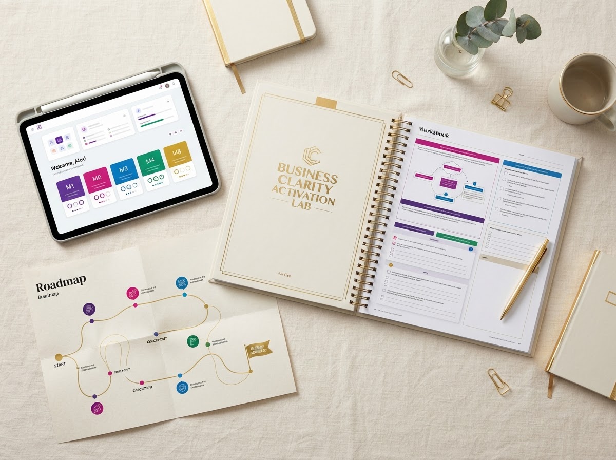 Business Clarity Activation Lab — workbook, dashboard, and module experience