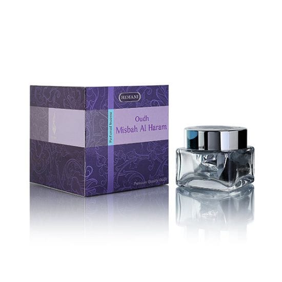 HEMANI BAKHOOR OUDH MISBAH AL HARAM 30GMS
