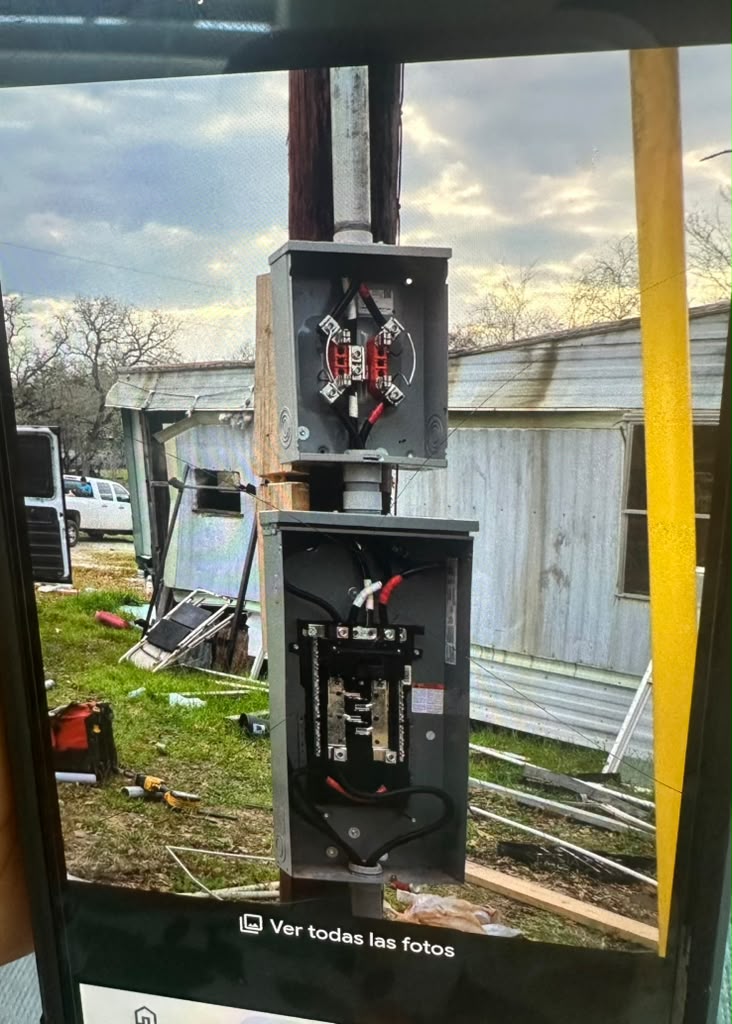Meter socket and outdoor electrical service panel replacement by Anaeli GM Electric LLC