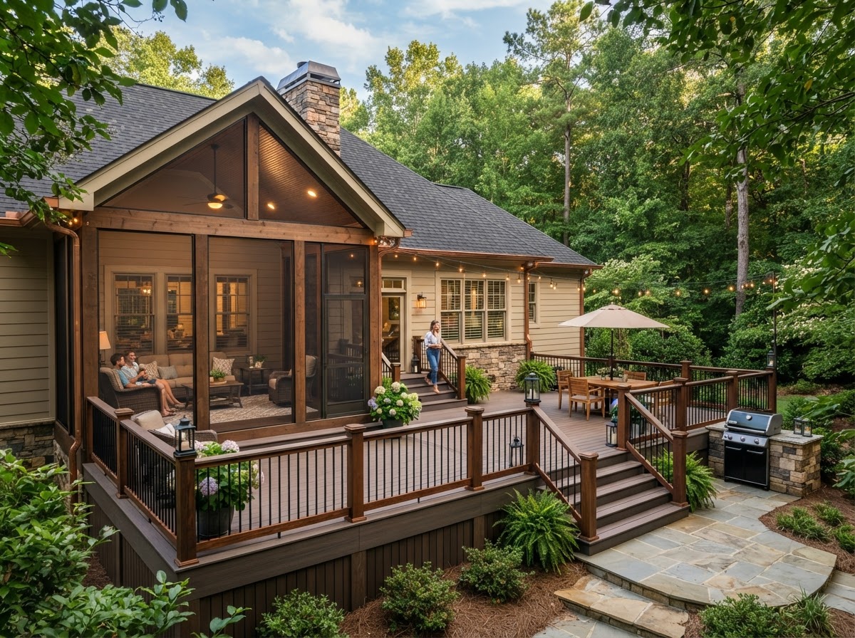 Decks and Porches in Easley SC by Rvicente Remodeling LLC