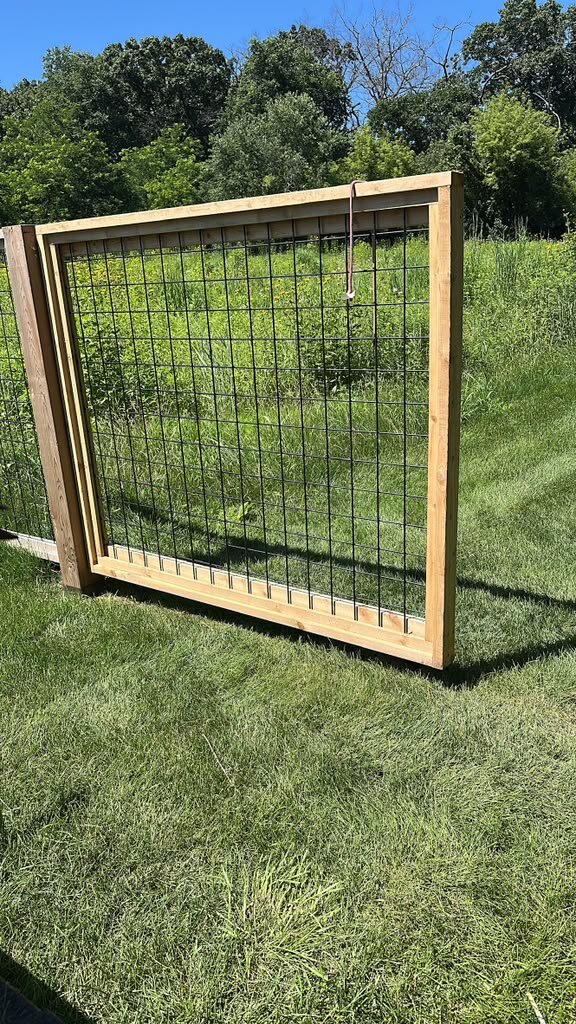 Wood fence panel built by Cruzfence