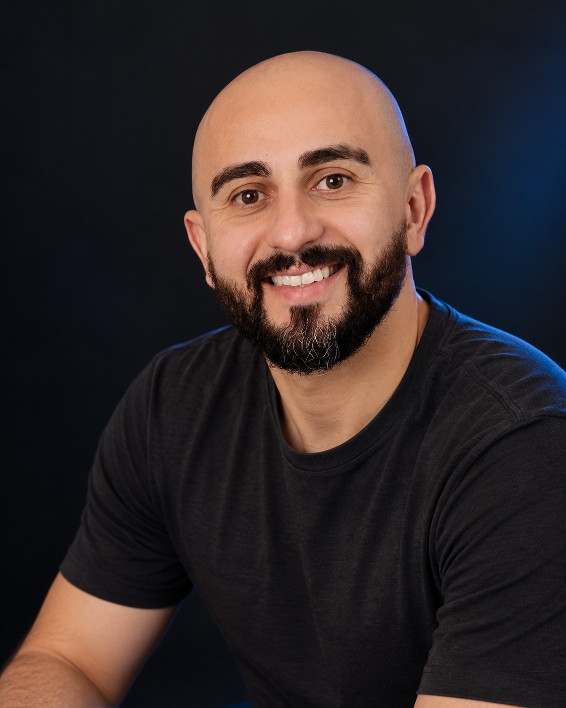 Agenor Junior in a professional studio portrait