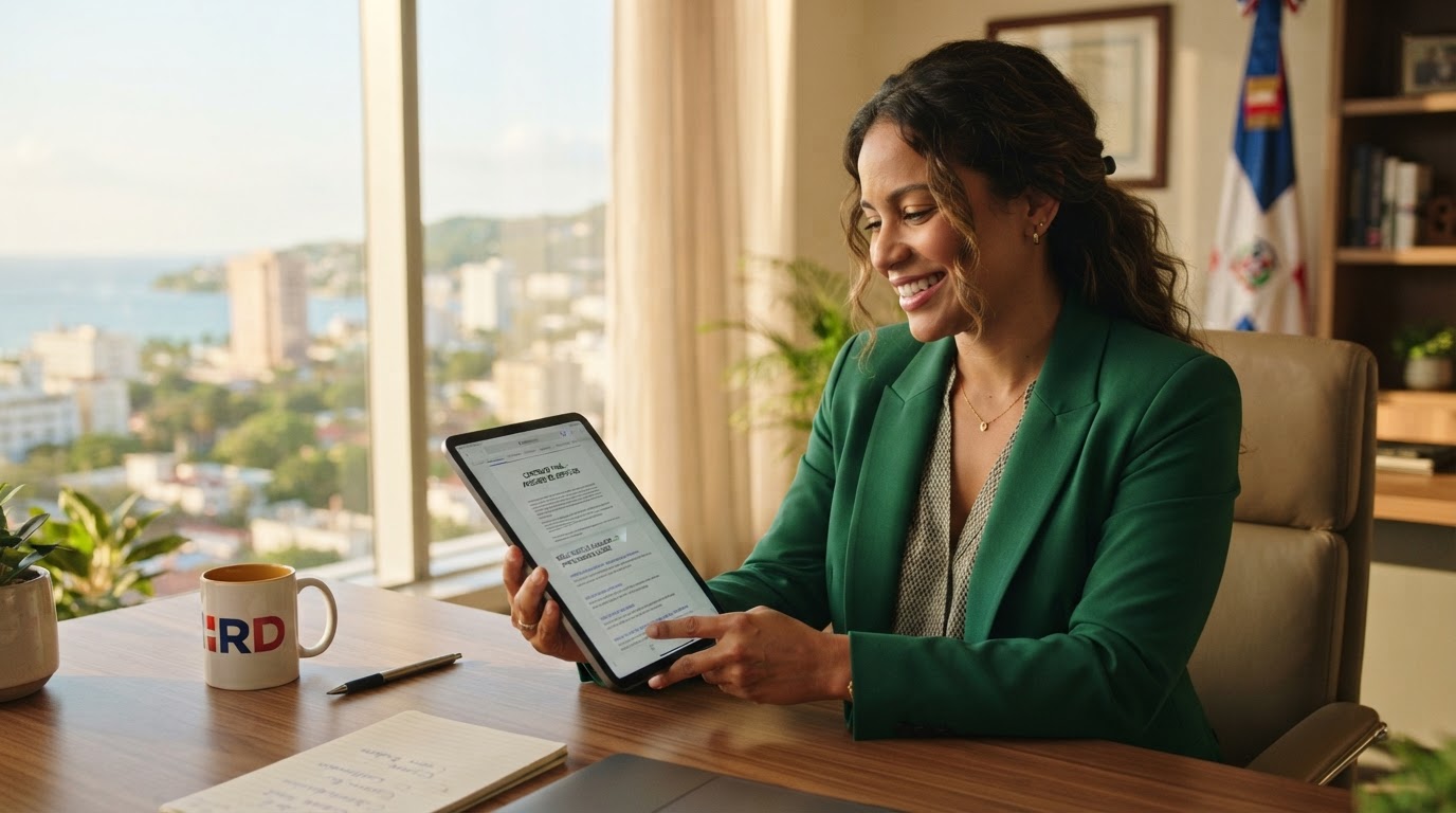 Equipo de Ventas y Comercial en República Dominicana trabajando con agentes digitales