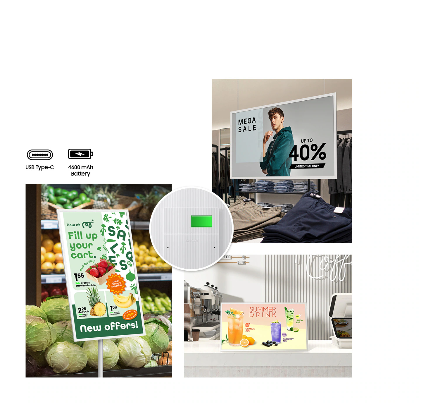Samsung Colour E-Paper EMDX 32" en contexto