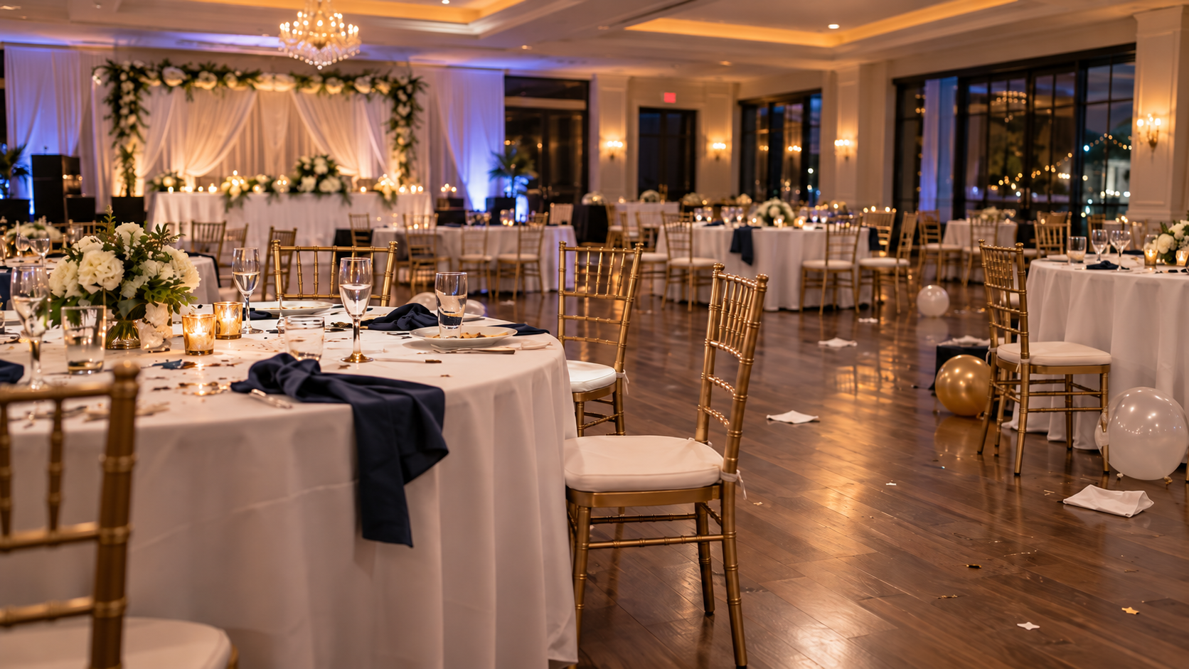 V&J Beri event space cleaning and cleanup service in Atlanta