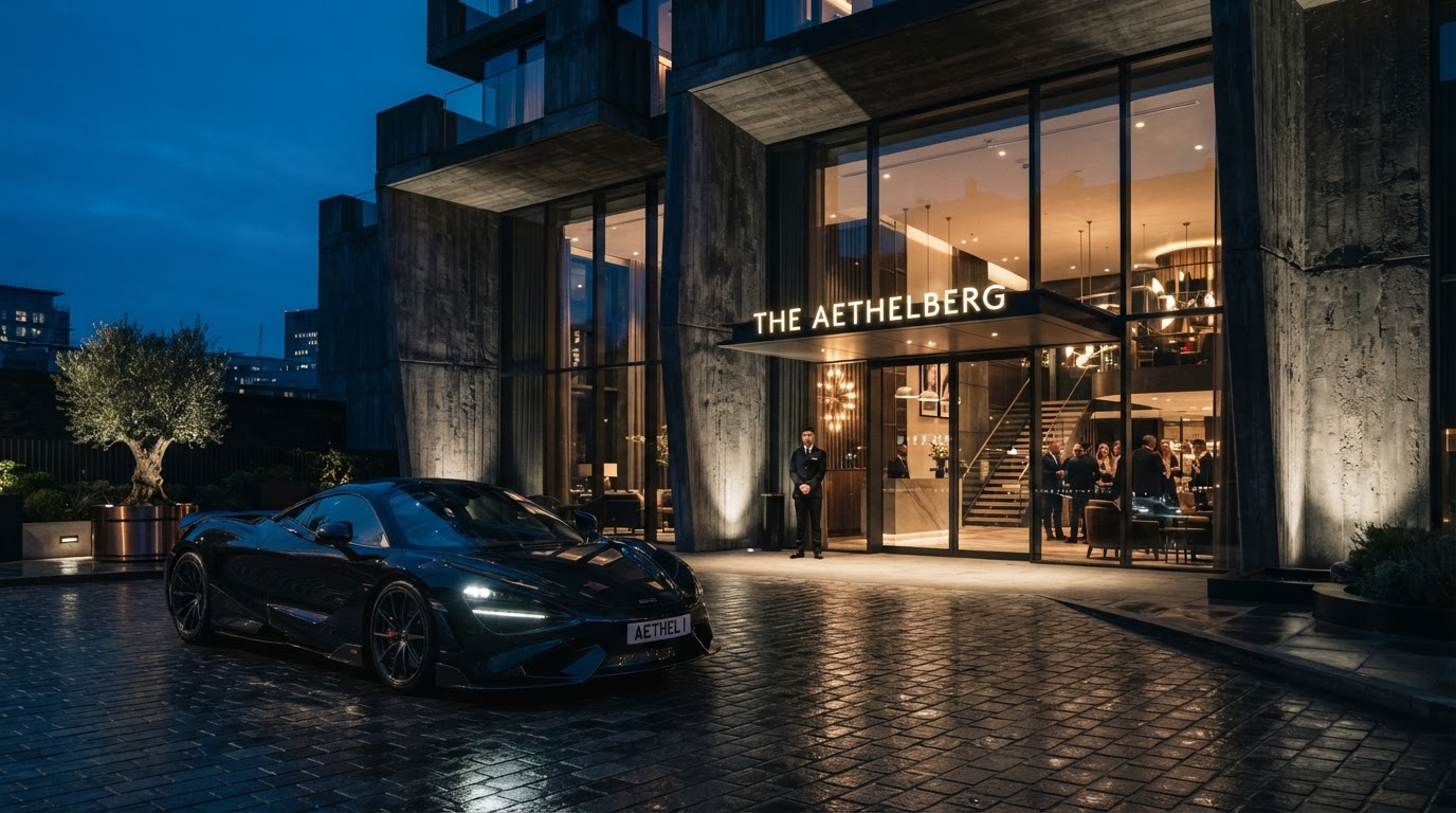Luxury Penthouse Architecture and Supercar