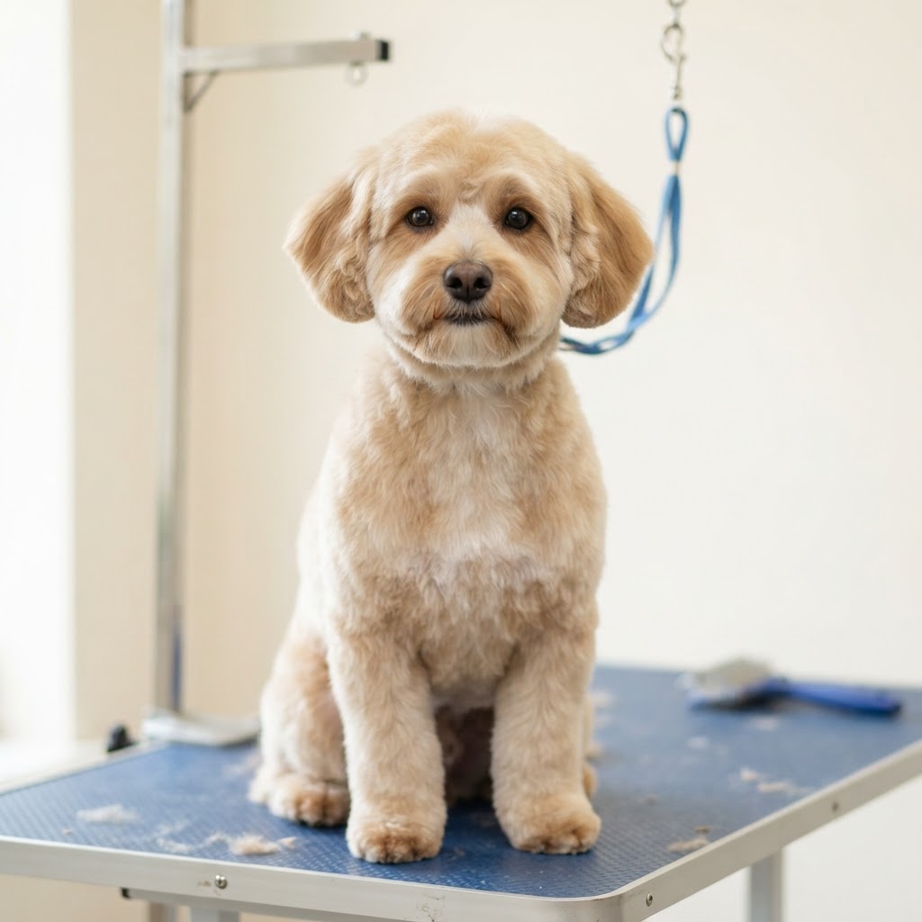 Twix after grooming