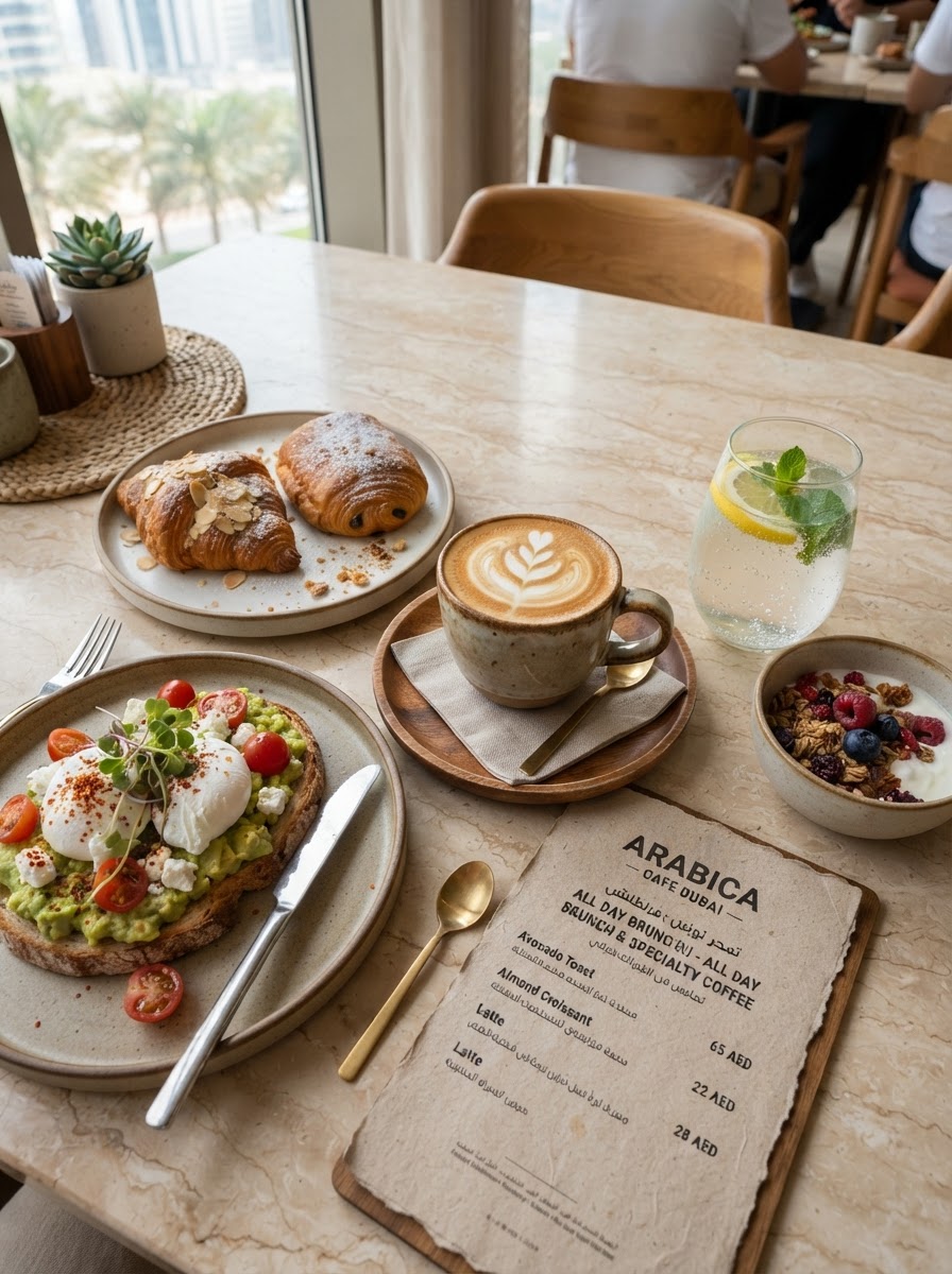 Artisanal Cafe Menu Shoot
