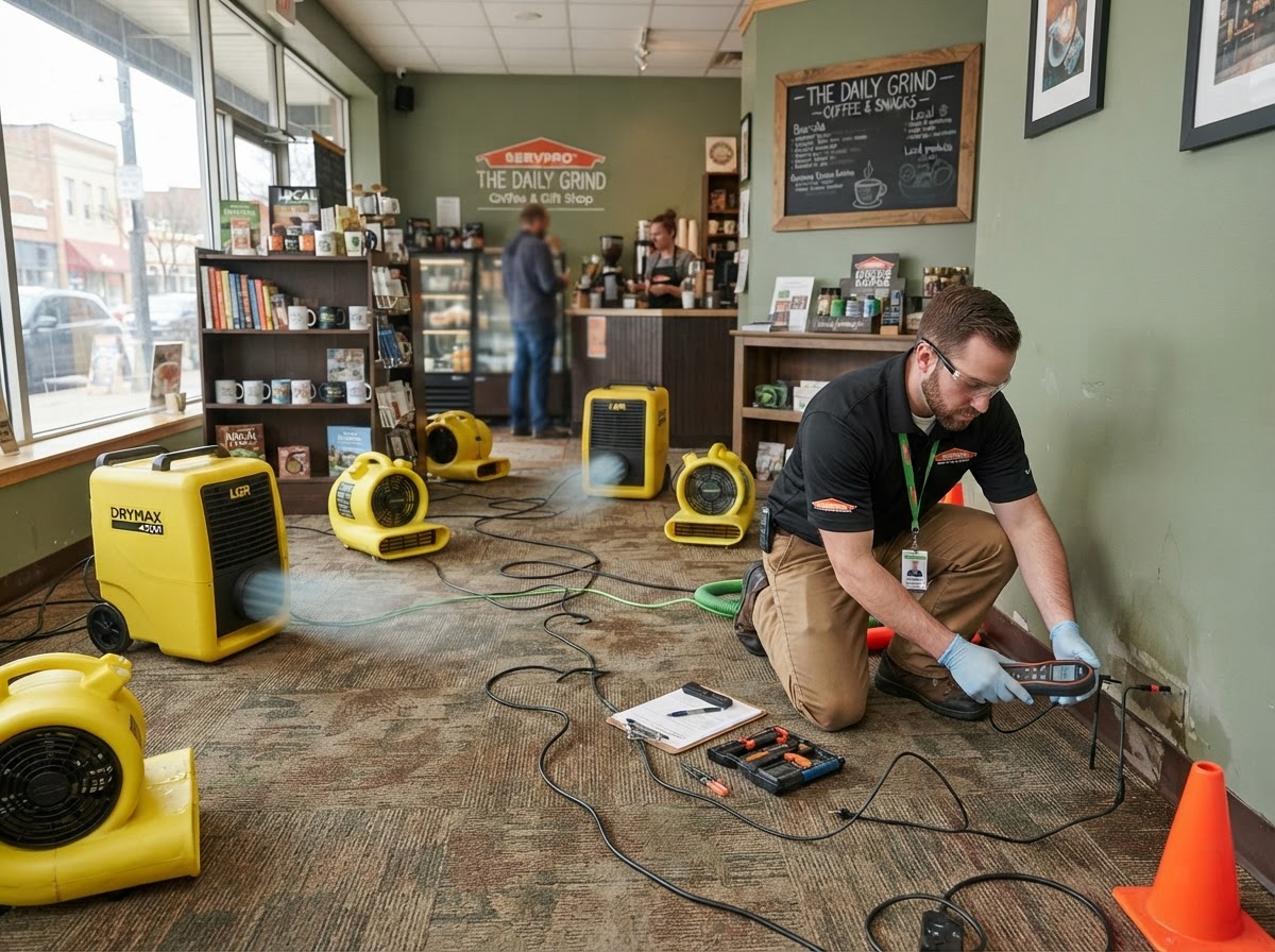 Commercial water damage restoration near Wilmington NC