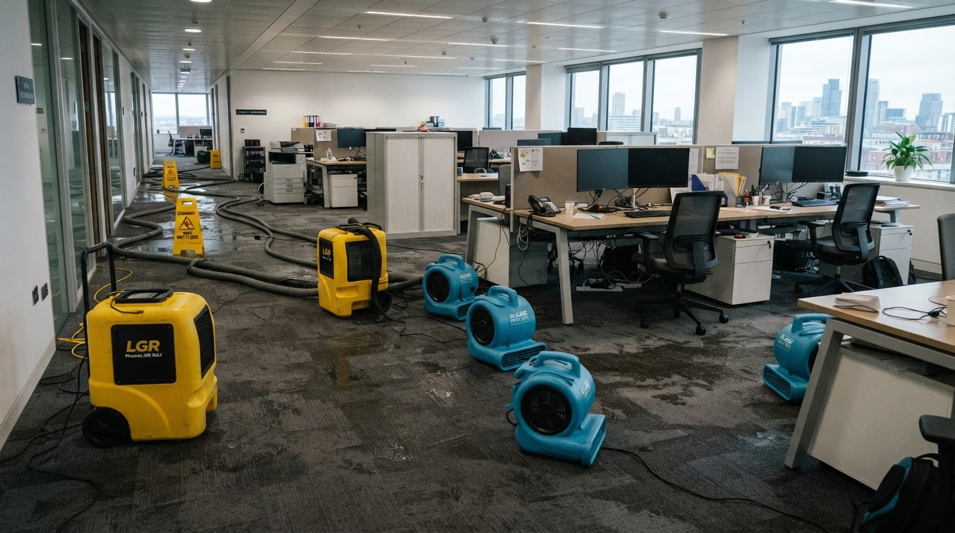 Commercial water damage restoration near Wilmington NC