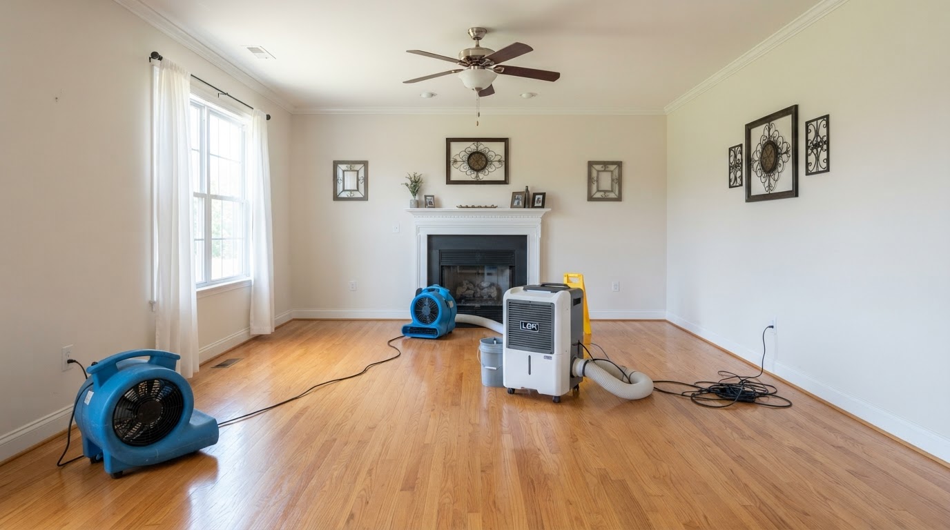 After water damage restoration in Kure Beach, North Carolina