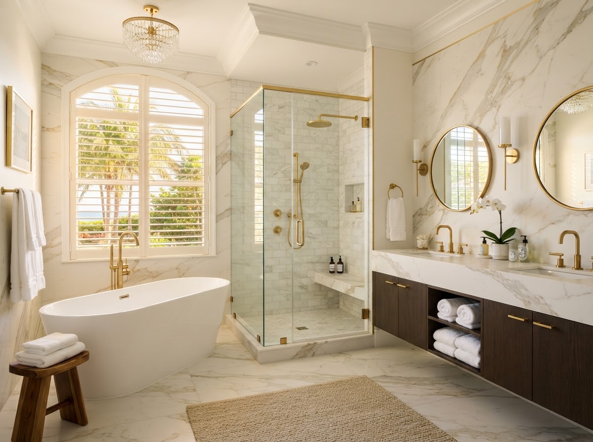 Spa-Inspired Bathroom