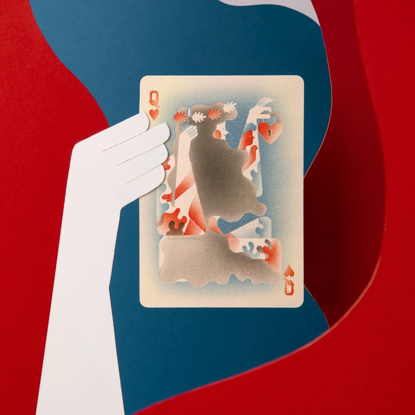 Illustrated card artwork: PLATE 08 — THE DRIVE