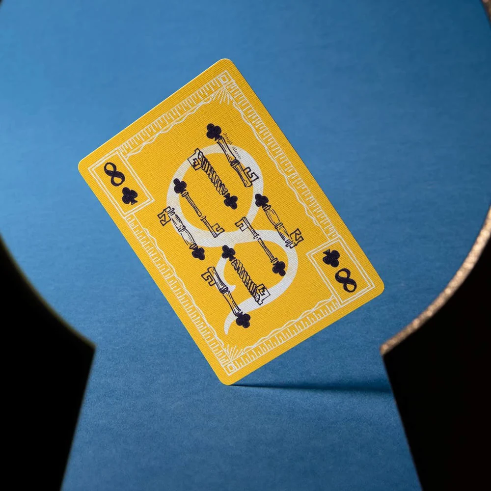 Detailed view of an illustrated court card from The Ultimate Deck