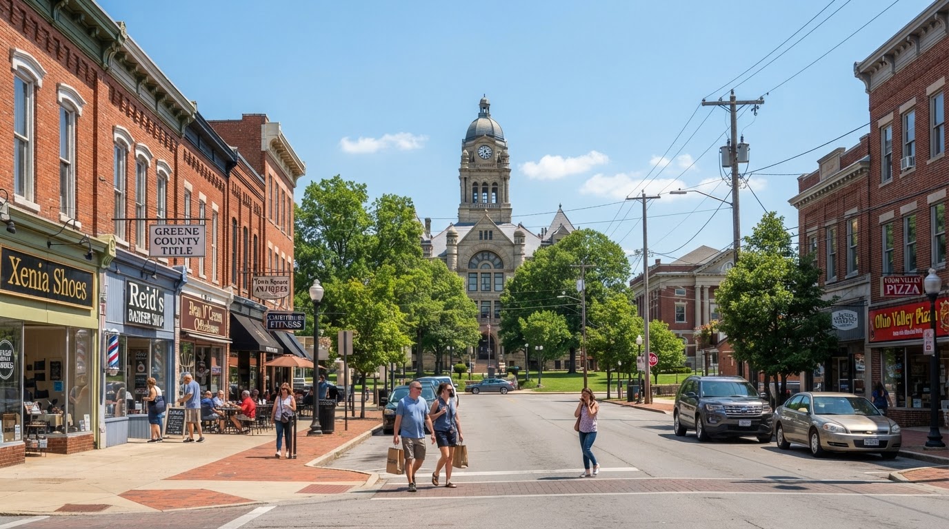 Commercial properties and retail in Xenia, Ohio