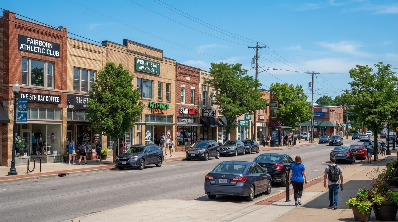 Commercial office and retail properties in Fairborn, Ohio
