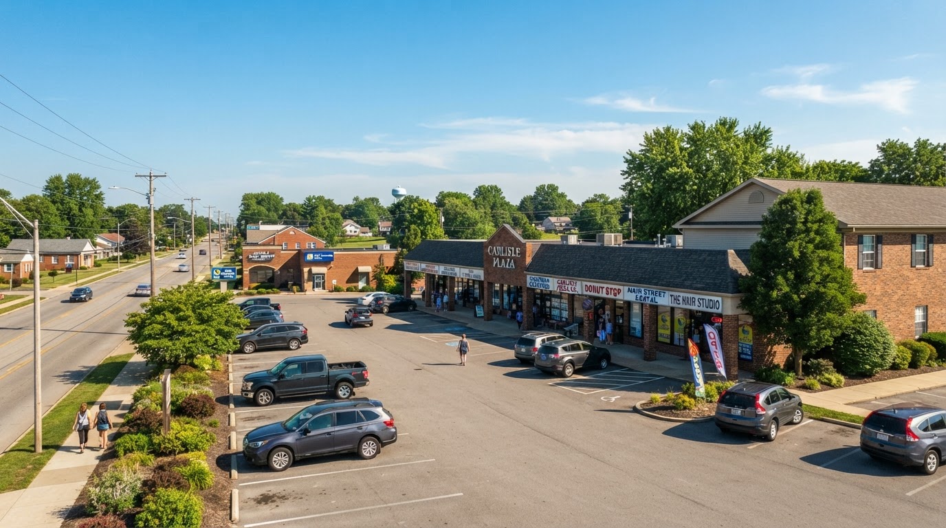 Retail and commercial properties in Carlisle, Ohio