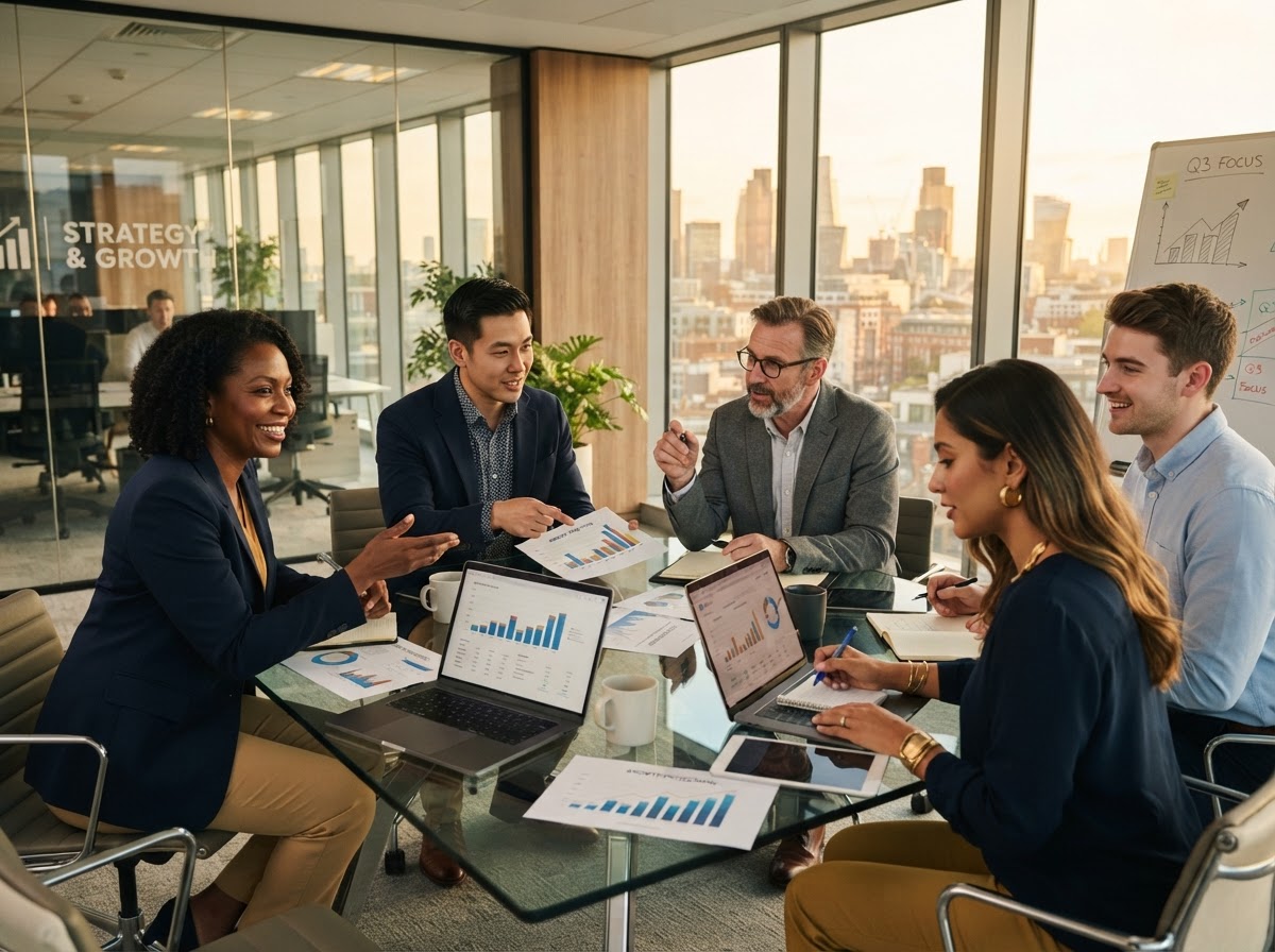 JMERS consulting team collaborating