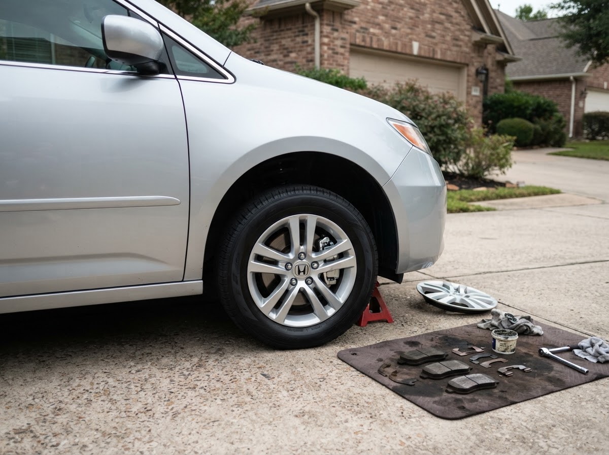 Brake Hardware Refresh on a Minivan