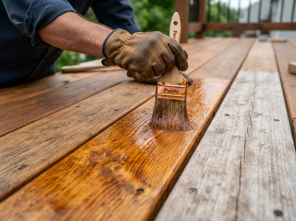 Deck Staining