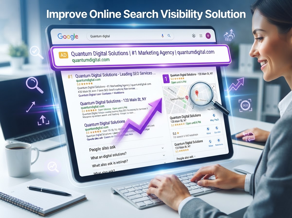 Improve online search visibility with top rankings