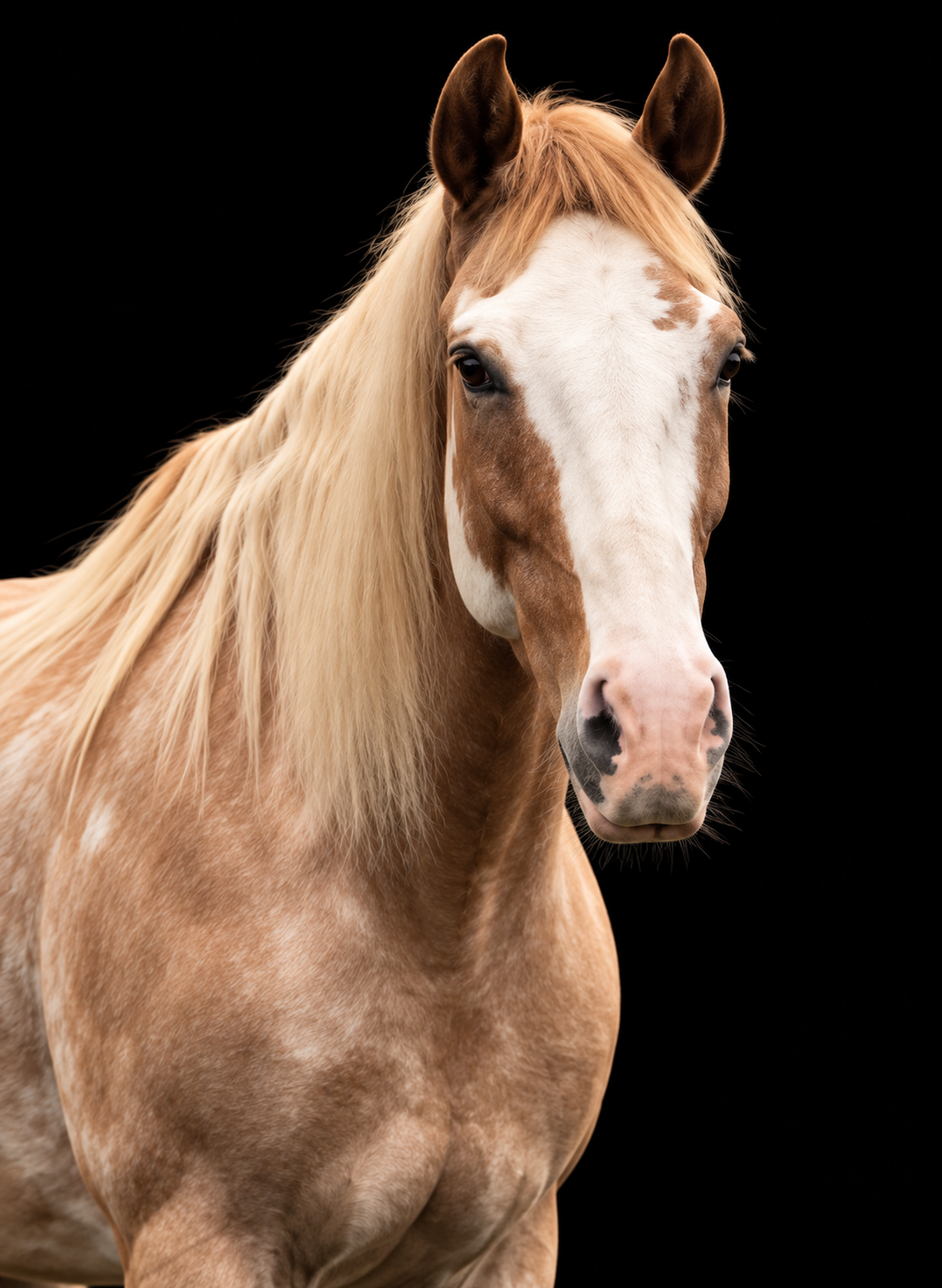 Ziggy, a Strawberry Roan Saddle Horse