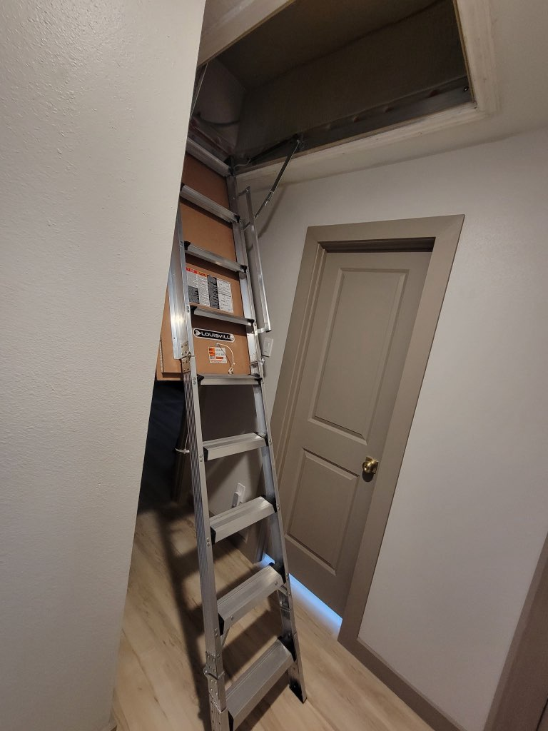 Attic Drop-Down Ladder Replacement — Home Repairs project by Manny