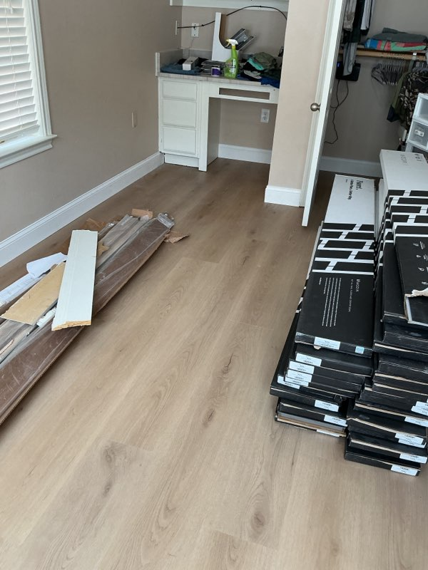 Luxury Vinyl Plank Flooring Installation in Office — Flooring & Tile project by Manny