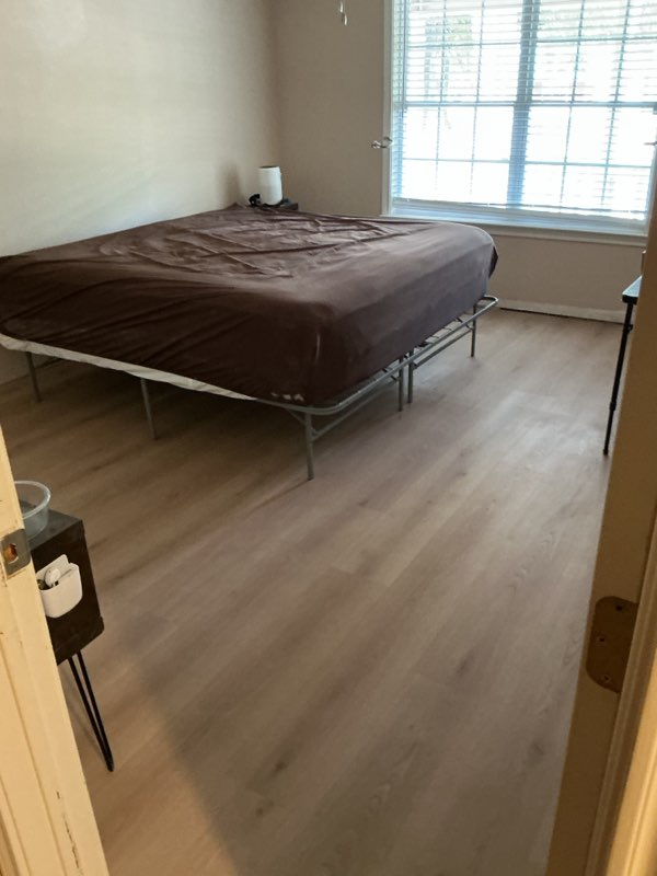 Master Bedroom Vinyl Plank Flooring & Baseboards — Flooring & Tile project by Manny