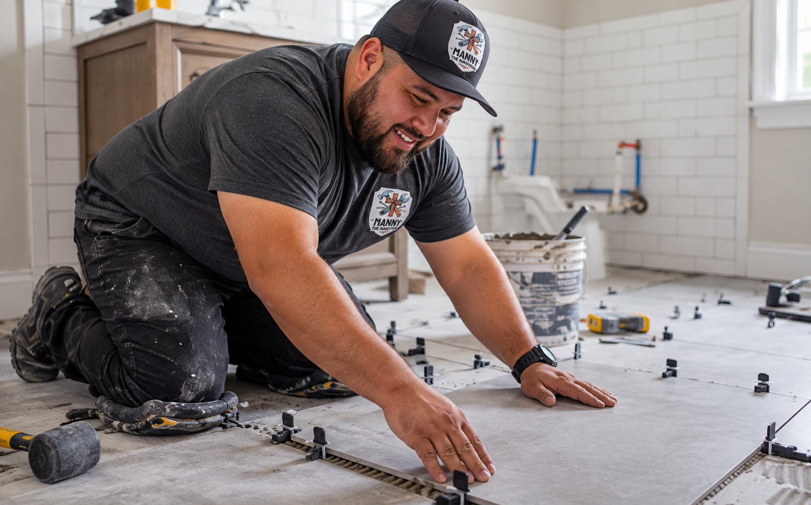 Flooring & Tile service by Manny's Handyman Service