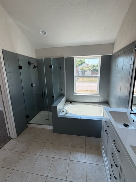 Custom Walk-In Shower & Garden Tub — Flooring & Tile project by Manny