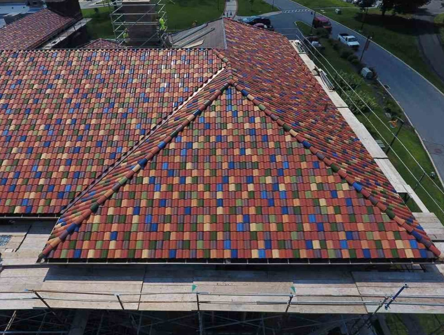 Luxury Roofing — Ludowici Terra Cotta close-up texture