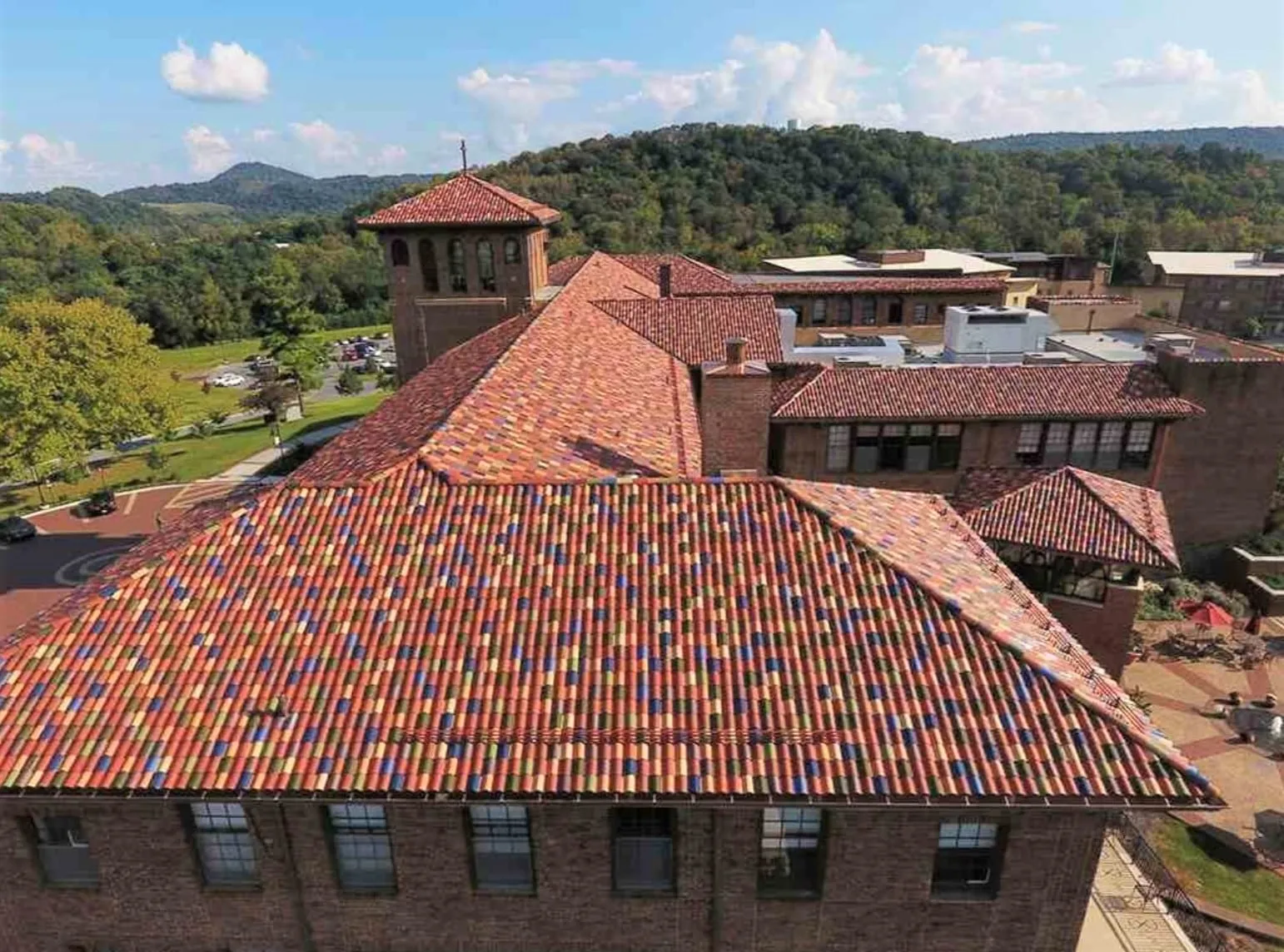 Luxury Roofing — Ludowici Architectural Terra Cotta Roof Tile close-up texture