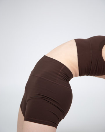 Woman doing Pilates stretch