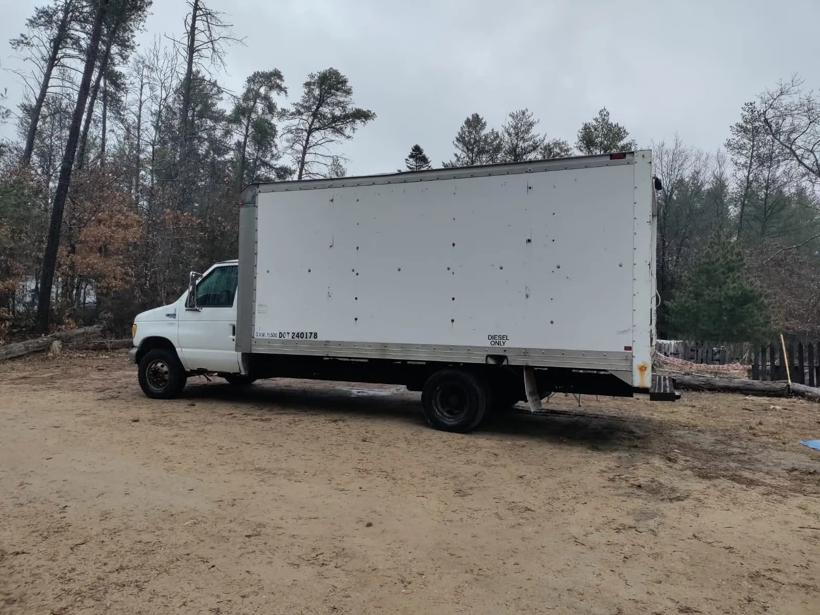 Cisco's Moving commercial box truck parked at a residential move in Chicago