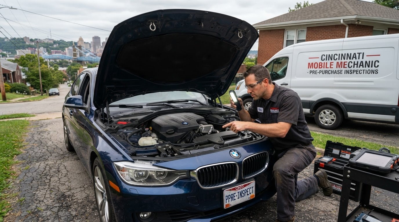 Pre-Purchase Used Car Inspection service in Cincinnati