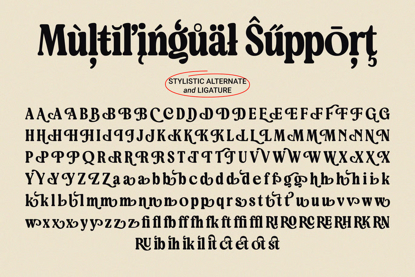 Bringbold Nineties Type Specimen Plate 02