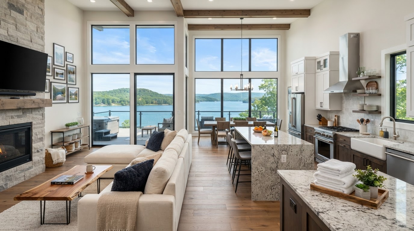 Spotless Branson vacation rental turnover on Table Rock Lake