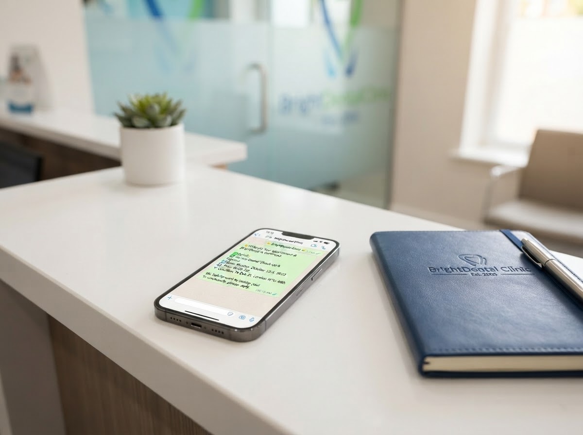 Confirmación automática de cita por WhatsApp desde la clínica dental
